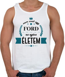 printfashion Nem csak egy Ford - Férfi atléta - Fehér (7182614)