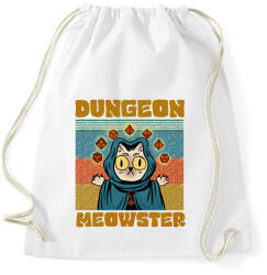 printfashion Dungeon meowster - Sportzsák, Tornazsák - Fehér (14831876)