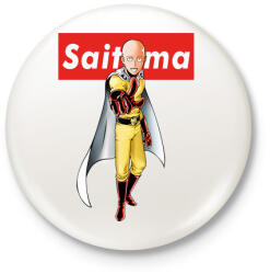 printfashion Saitama - Kitűző, hűtőmágnes - Fehér (5417444)