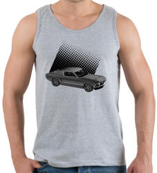 printfashion mustang - Férfi atléta - Sport szürke (14668832)