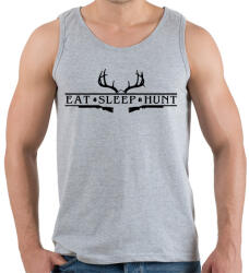 printfashion Vadászat - Férfi atléta - Sport szürke (378948)