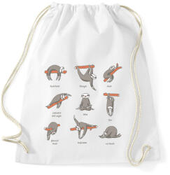 printfashion Lajháros jóga - Sportzsák, Tornazsák - Fehér (16053853)