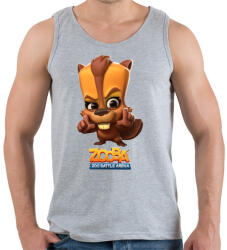 printfashion Zooba - Besty - Férfi atléta - Sport szürke (4601250)