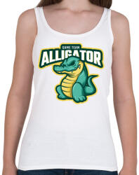 printfashion Game The Alligator - Női atléta - Fehér (5144504)