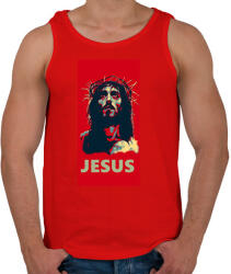printfashion JESUS - Férfi atléta - Piros (1581996)