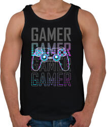printfashion Gamer 2 - Férfi atléta - Fekete (2666198)