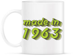 printfashion made-in-1963-green-grey - Bögre - Fehér (790352)