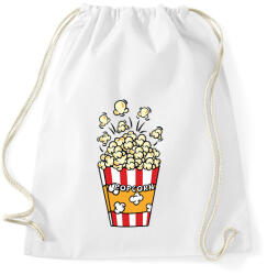 printfashion Popcorn zseb - Sportzsák, Tornazsák - Fehér (13102662)