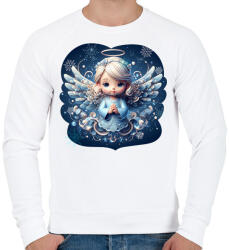 printfashion Téltündér - Férfi pulóver - Fehér (15114117)