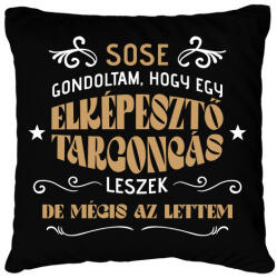 printfashion Elképesztő targoncás - Párnahuzat, Díszpárnahuzat - Fekete (13077739)