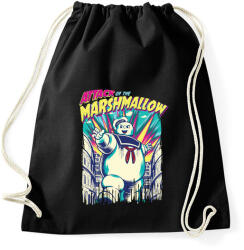 printfashion Mályvacukros támadás - Sportzsák, Tornazsák - Fekete (107649)