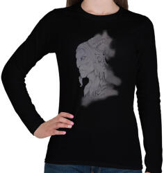 printfashion faun - Női hosszú ujjú póló - Fekete (5771192)