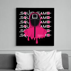 printfashion SQUID GAME - négyzet - Vászonkép - Fekete (6659842)