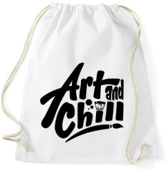 printfashion Art and chill! - Sportzsák, Tornazsák - Fehér (1919996)
