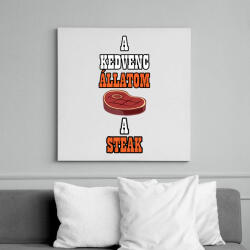 printfashion Kedvenc állatom - Vászonkép - Fehér (6629803)