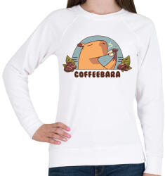 printfashion Coffeebara - Női pulóver - Fehér (13671707)