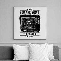 printfashion Rossz hatás - Vászonkép - Fehér (6620723)