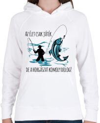 printfashion Komoly dolog. . - Női kapucnis pulóver - Fehér (2457162)