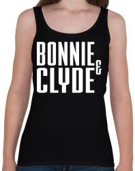 printfashion Bonnie és Clyde - Női atléta - Fekete (2194544)