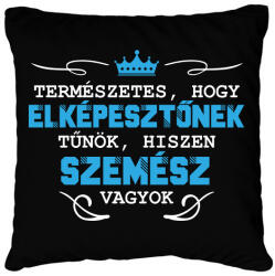 printfashion Elképesztő szemész - Párnahuzat, Díszpárnahuzat - Fekete (12651024)