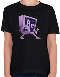 printfashion After - Gyerek póló - Fekete (867139)