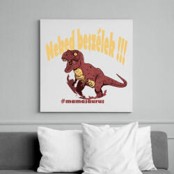 printfashion Mamasaurus - Neked beszélek - Vászonkép - Fehér (6634380)