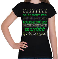 printfashion ALL I WANT FOR CHRISTMAS IS YOU - Női póló - Fekete (9952369)