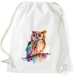 printfashion Bagoly - Sportzsák, Tornazsák - Fehér (13812938)