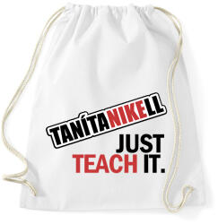 printfashion tanítanikell - Sportzsák, Tornazsák - Fehér (6344550)