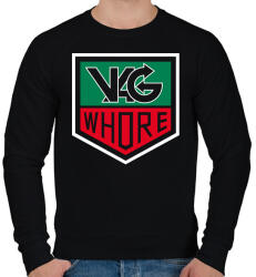 printfashion Vag Whore - Férfi pulóver - Fekete (1686970)