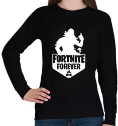 printfashion Fortnite Forever - Raven (Fehér) - Női pulóver - Fekete (1544900)