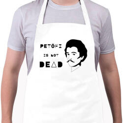 printfashion Petőfi nem halott - Kötény - Fehér (6610997)