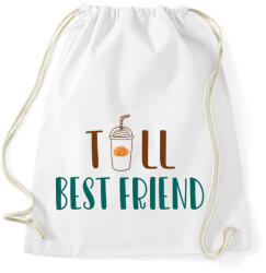 printfashion Tall best friend - Sportzsák, Tornazsák - Fehér (13504815)