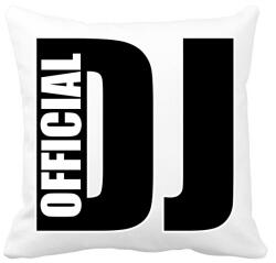 printfashion Official Dj - Párnahuzat, Díszpárnahuzat - Fehér (11807282)