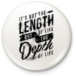 printfashion Az élet nehézségei - Kitűző, hűtőmágnes - Fehér (3078144)