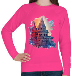 printfashion budapest01 - Női pulóver - Fukszia (1043204)