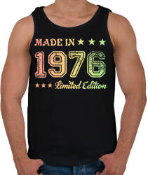 printfashion 1976 - Férfi atléta - Fekete (6165387)