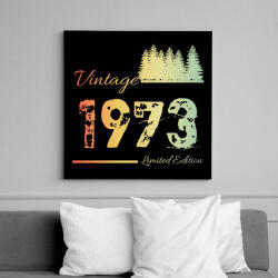 printfashion 1973 - Vászonkép - Fekete (12615298)