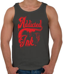 printfashion Tinta függő - Férfi atléta - Sötétszürke (182663)