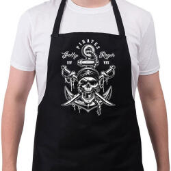 printfashion kalóz - Kötény - Fekete (15003211)