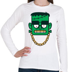 printfashion Frankenstein - Női hosszú ujjú póló - Fehér (1868904)