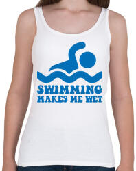 printfashion Makes me wet - Női atléta - Fehér (13555017)