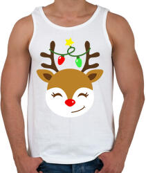 printfashion Rénszarvas - Férfi atléta - Fehér (11123232)