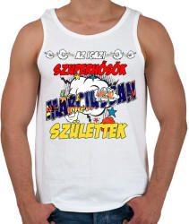 printfashion Márciusi szuperhős - Férfi atléta - Fehér (2143107)