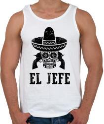 printfashion el jefe - Férfi atléta - Fehér (1851262)