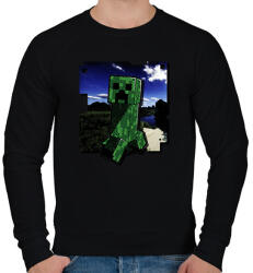 printfashion Creeper (képregény stílus) - Férfi pulóver - Fekete (14644573)
