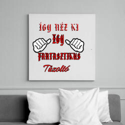 printfashion Tűzoltó - Vászonkép - Fehér (15392435)
