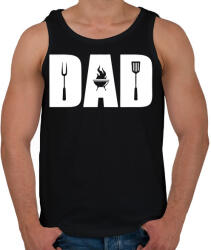 printfashion Grill apa - Férfi atléta - Fekete (13684715)