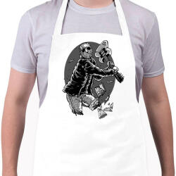 printfashion Jason gitárral - Kötény - Fehér (4900157)