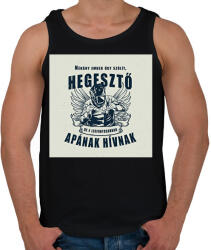 printfashion Néhány ember úgy szólít, hegesztő - Férfi atléta - Fekete (6394197)